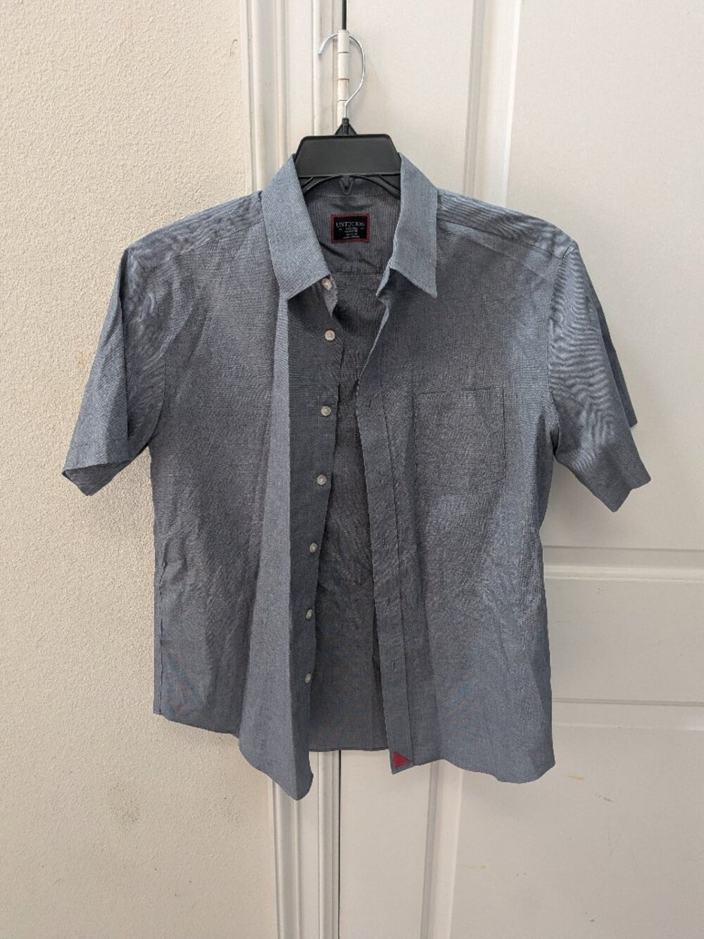 UNTUCKit Shirt Mens Medium Blue Regular Fit Cotton Button Up